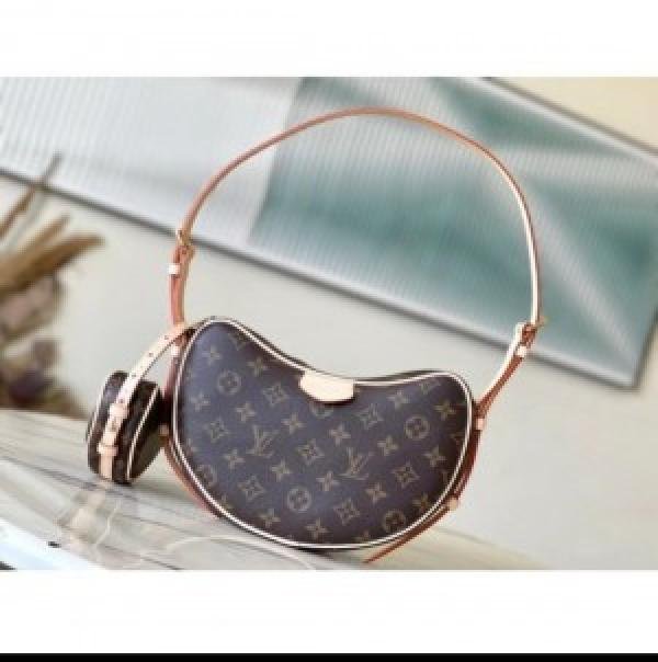 Louis_Vuitton_LV_Croissant_can_praise_pea_old_flower_one-shoulder_crossbody_bag_Combo_With_box_1757