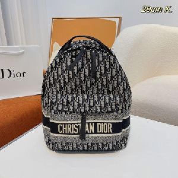 Dior_backpack premium quality with dust cover