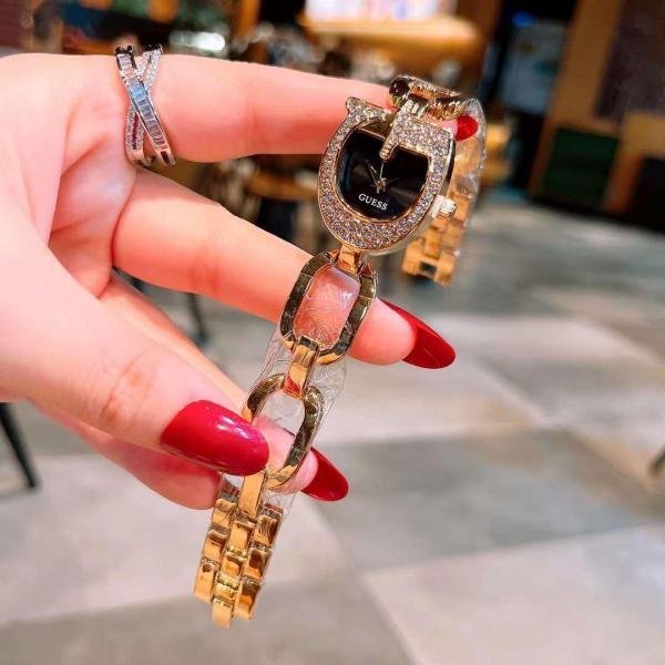 GUES_S WATCH GOLD-BLACK 9967