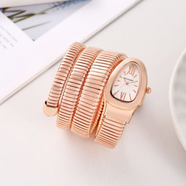 BVLGARI WATCH ROSE GOLD WHITE DIAL 176