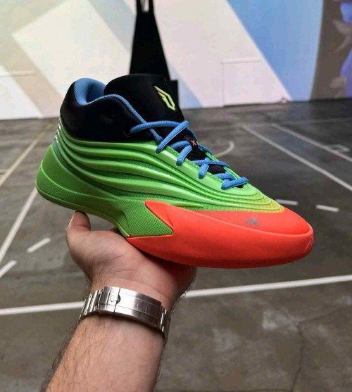 Adidass Dame X Lime Burst Signal Coral Blue 893