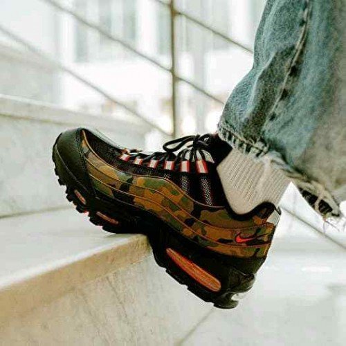 nikee air max 95 black orange 357