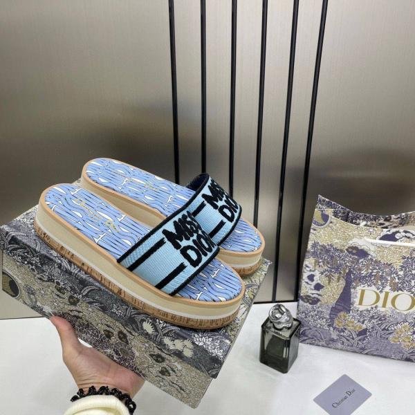 Miss_Dior_Blue_Platform_Slides_With_OriginalBox_CarryBag