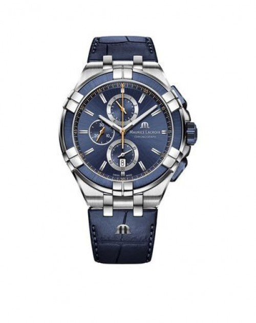 Maurice Lacroix Aikon Chronograph Blue (AUTHENTIC Store Quality)