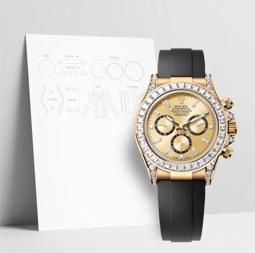 Rolex Daytona Gold Diamond Semi ETA