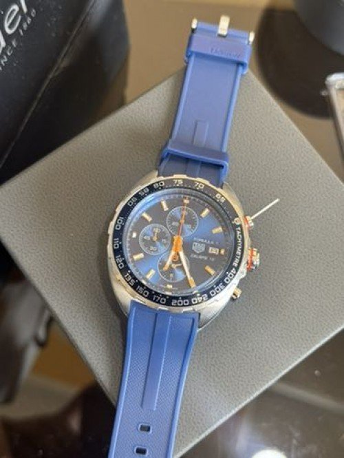 Tag Heuer Formula Blue Silicon