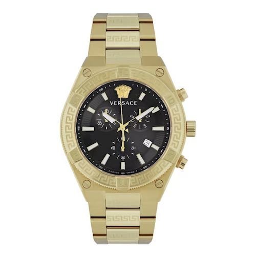 Versace Greca Chronograph Gold