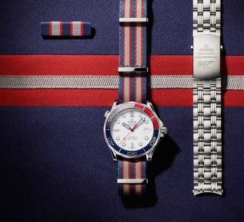 Omega Seamaster 007 nato White dial With Extra Strap