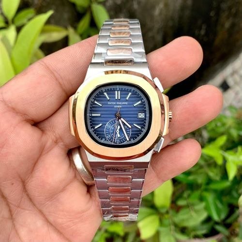 Patek Philippe Nautilus Silver Rose Gold