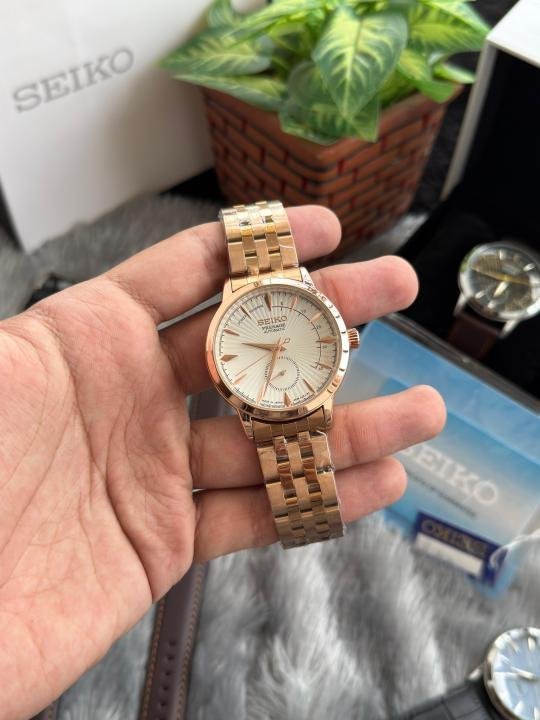 Seiko Presage Automatic Premium Rose Gold White W189