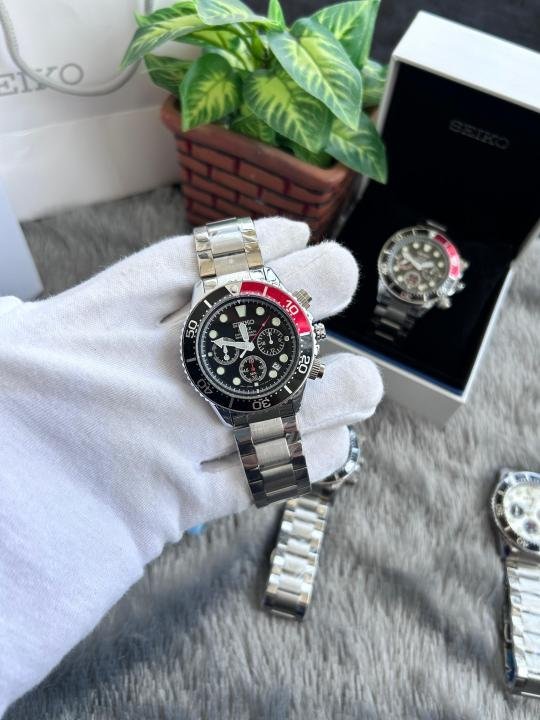 Seiko Solar Coke Dial All Chronograph working W155