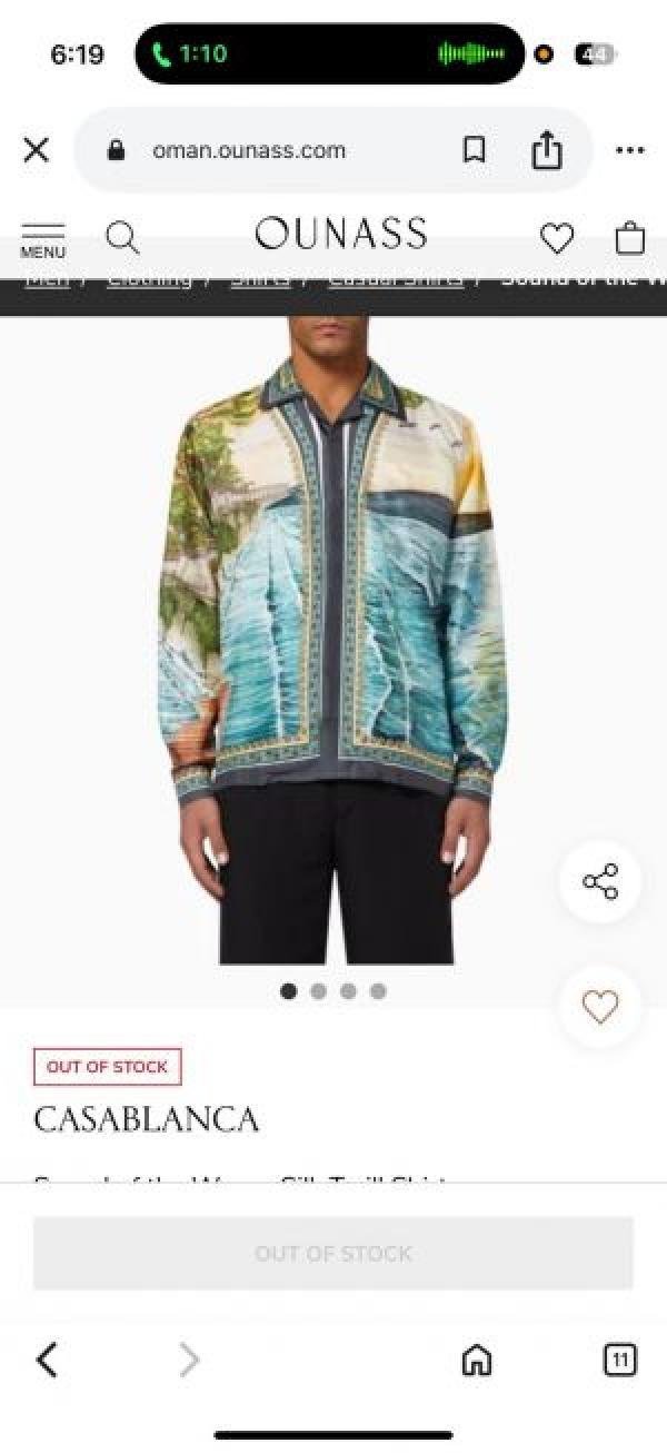 Casa_blanca full sleeves imported shirt