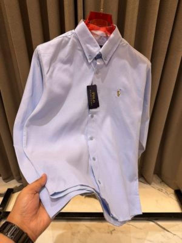 Ralp_h Lauren Chest Logo Full Sleeves Shirt Purple