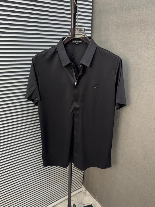 EMPORIO_ARMANI_BLACK_100%_IMPORTED_FABRIC_LATEST_STORE_ARTICLE_VERY_PREMIUM_STICHLESS_SHIRT_423