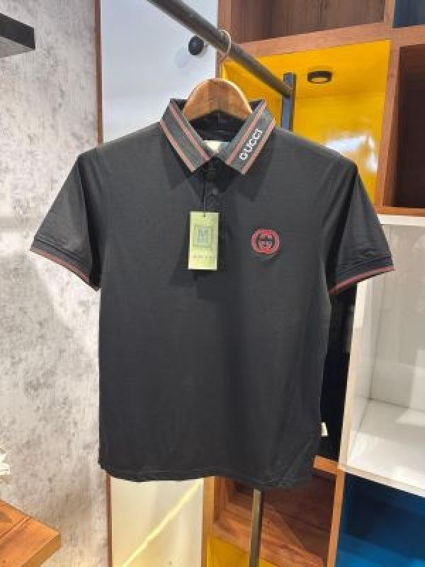 GUCC I COLLER X CHEST LOGO T-SHIRT 1184