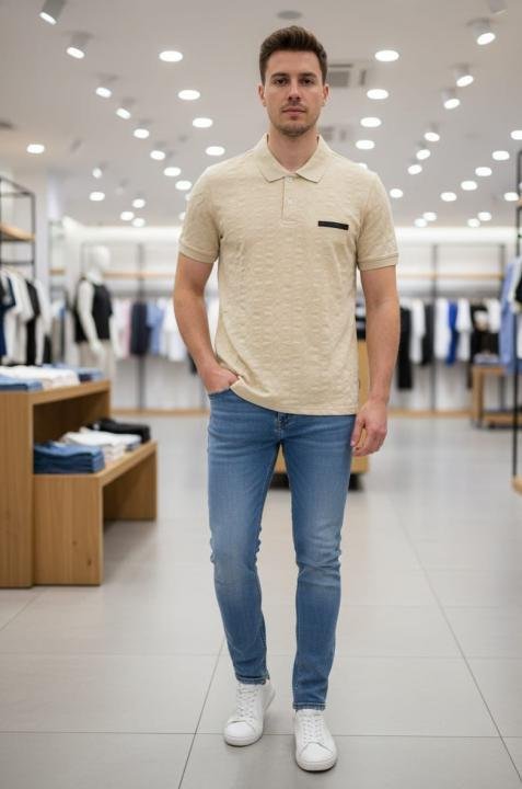 ESSENTIA L POLO T-SHIRTS 1152 BEIGE
