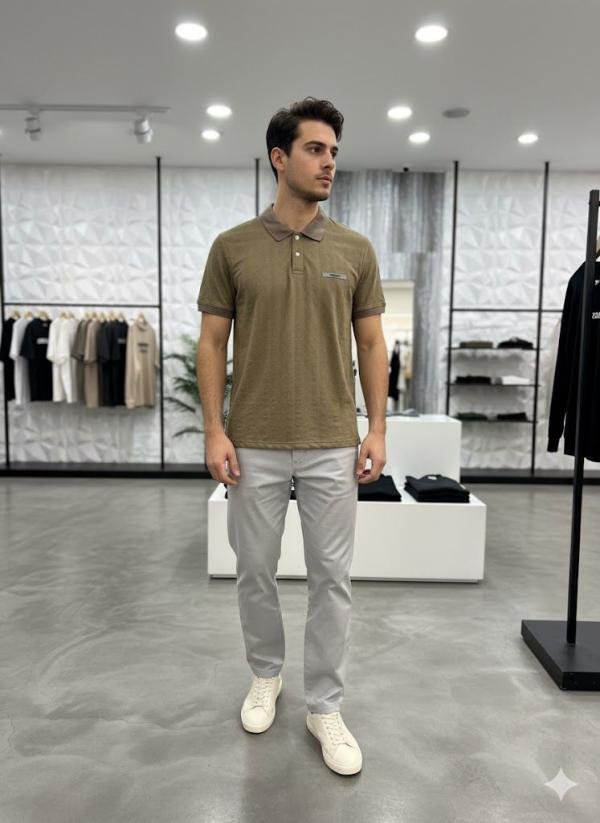 ESSENTIA L POLO T-SHIRTS 1152 GREEN