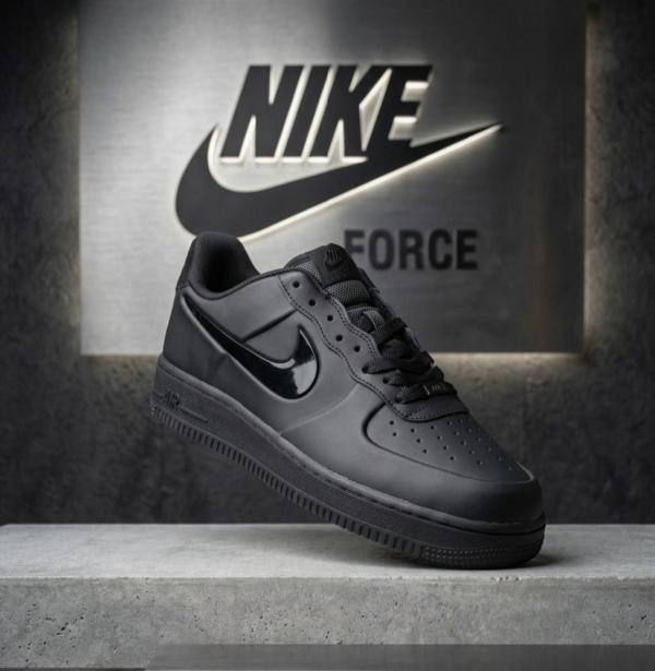 Nik ee Airforce 1 Foamposite Pro Black