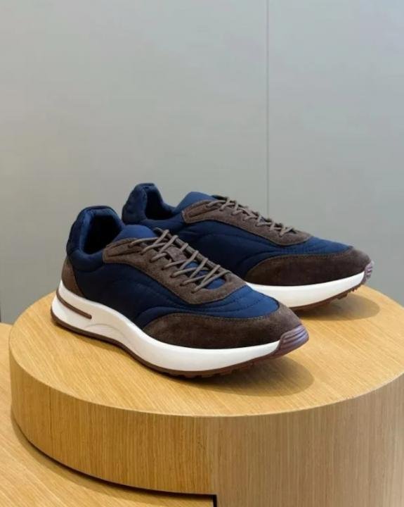 Loro Piano Week End Walk Sneaker Navy